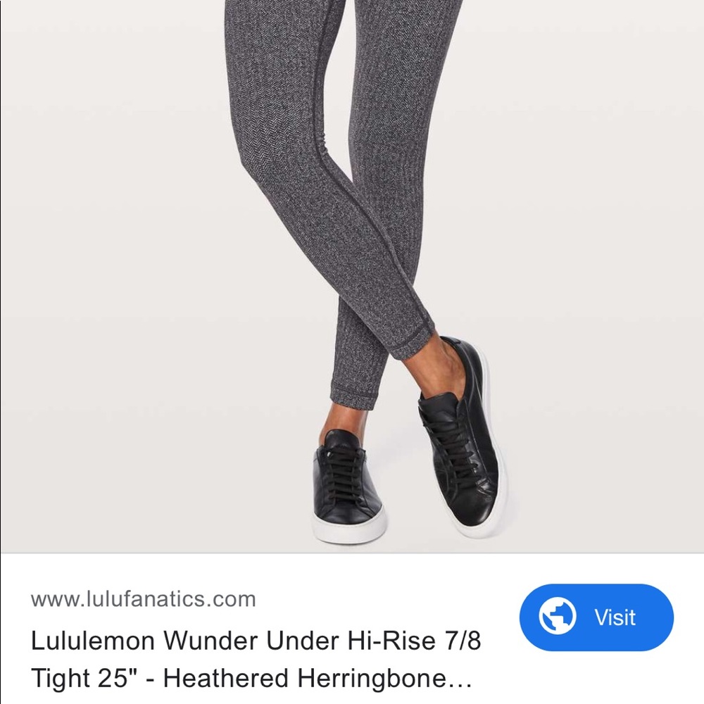 Lululemon leggings full length . High rise